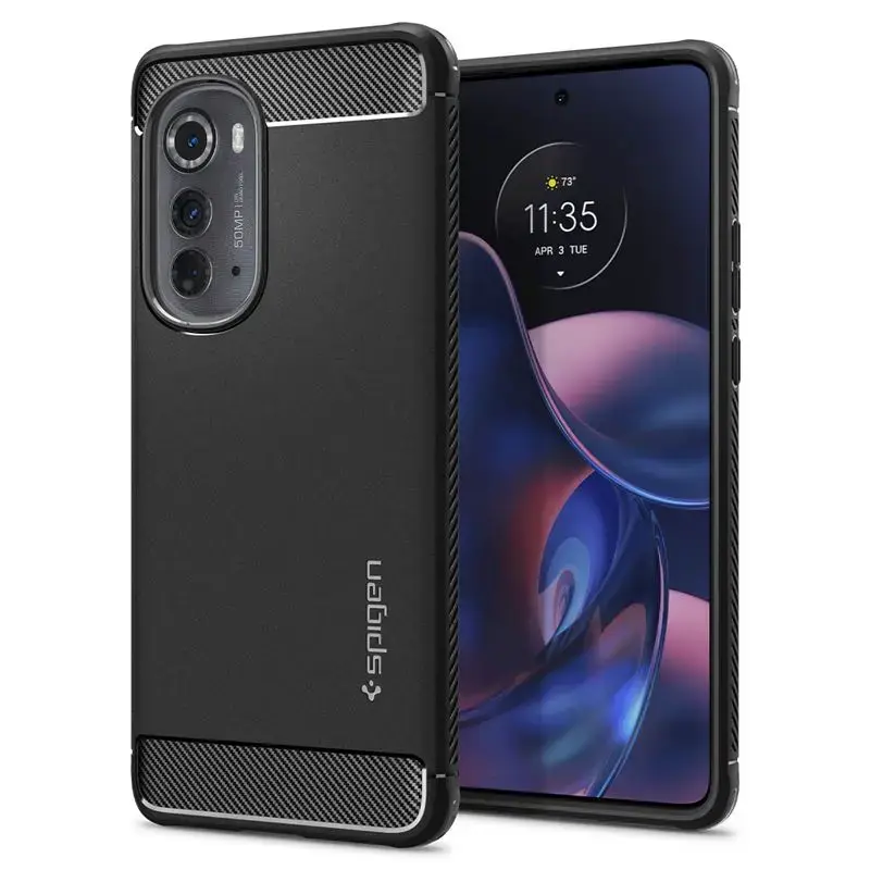Spigen Rugged Armor, black - Motorola