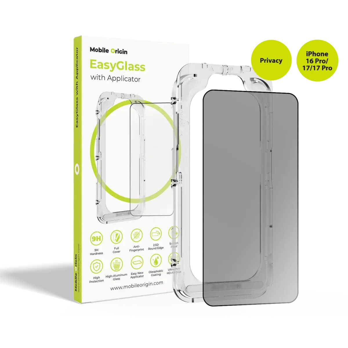 Mobile Origin EasyGlass Privacy with Applicator
