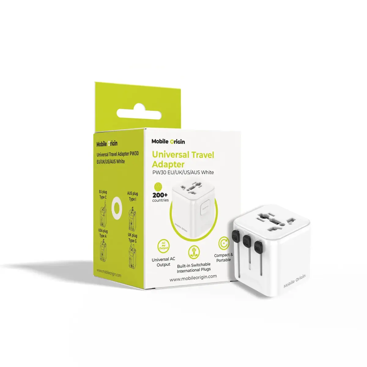 Mobile Origin Universal Travel Adapter PW30