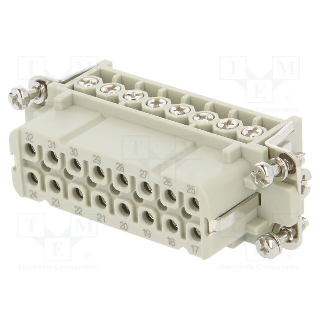 TE CONNECTIVITY Connector: HDC; contact insert