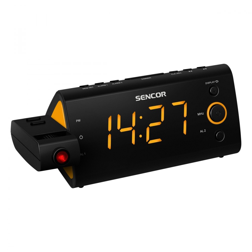 SENCOR SRC 330OR Radioclock,time projector