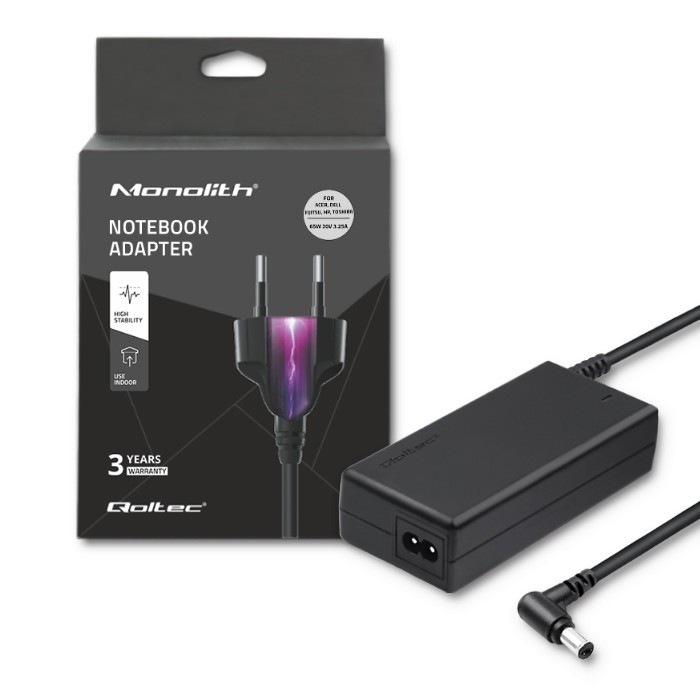 QOLTEC Laptop Power Adapter 65W |