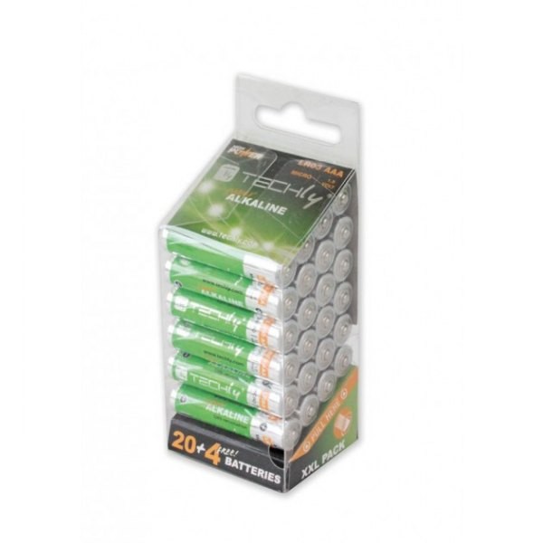 TECHLY Alkaline batteries LR03 AAA 24pcs