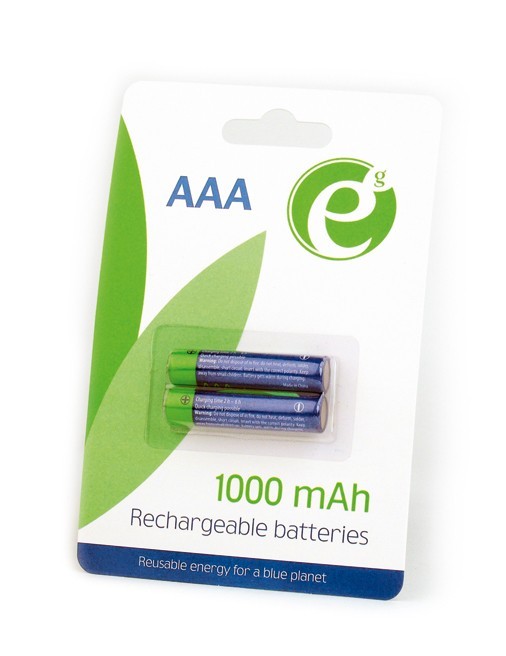 Baterijas Energenie 2xAAA 1000mAh | EG-BA-AAA10-01