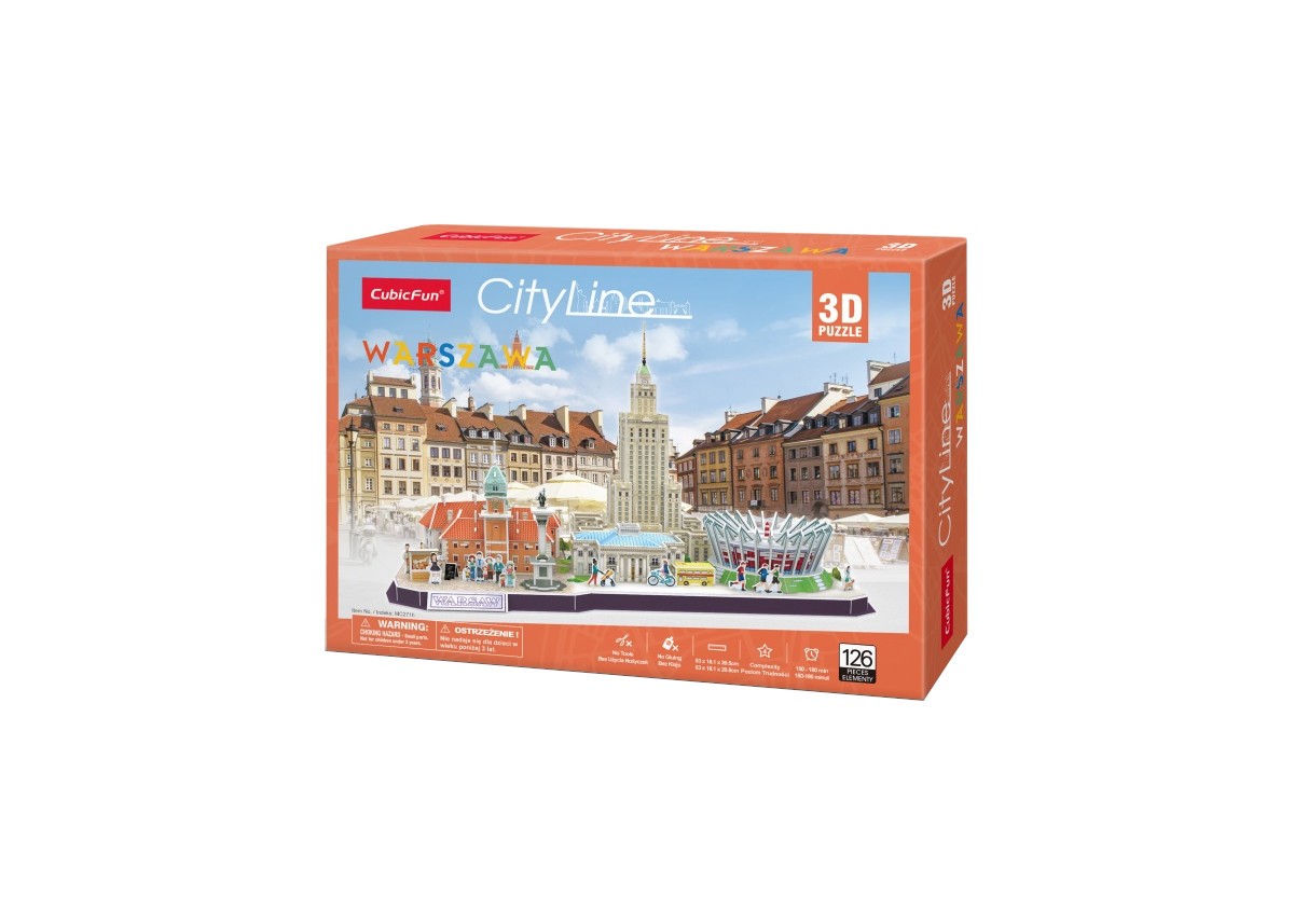 CUBIC FUN Puzzle 3D Cityline Warsaw