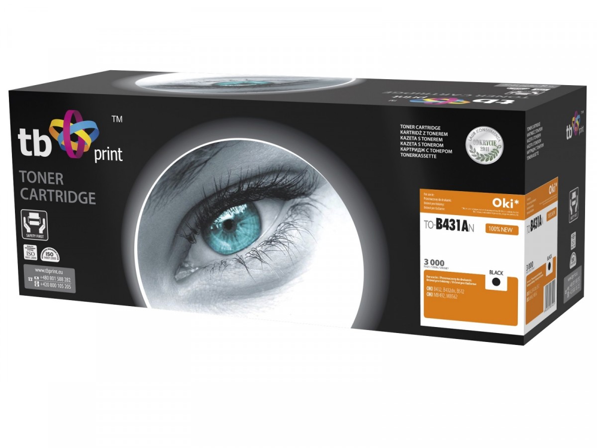 TB Print Toner for OKI B411/B431