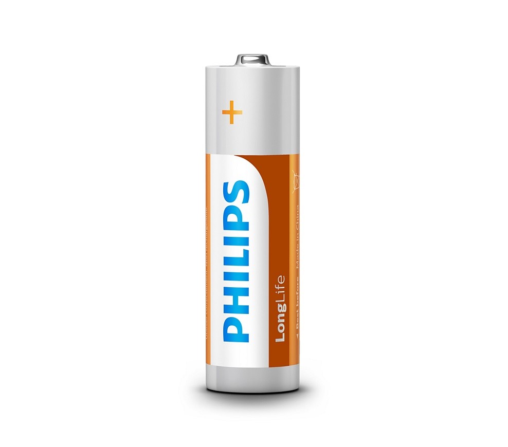 PHILIPS Baterries LongLife AA 4pcs blister