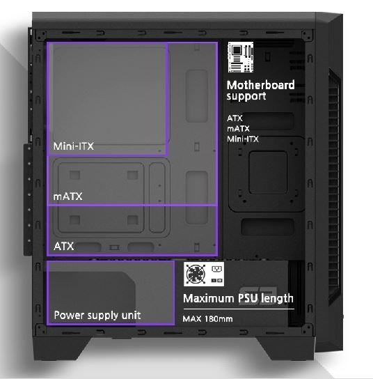 ZALMAN PC case S3 ATX Mid