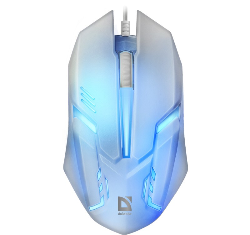 MOUSE DEFENDER CYBER MB-560L WHITE 7-COLORS