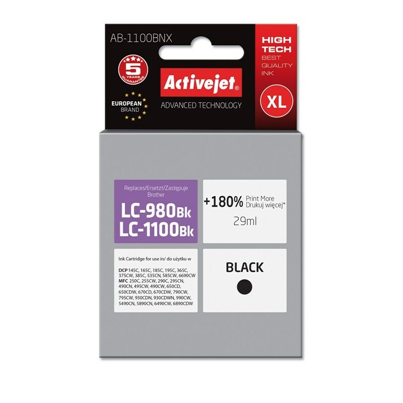 Activejet AB-1100BNX ink (replacement for Brother