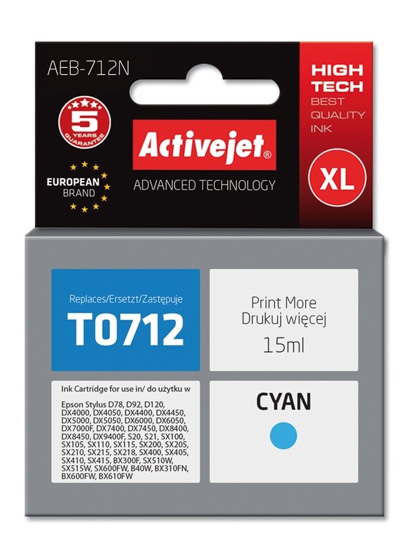 Activejet AEB-712N Ink (replacement for Epson