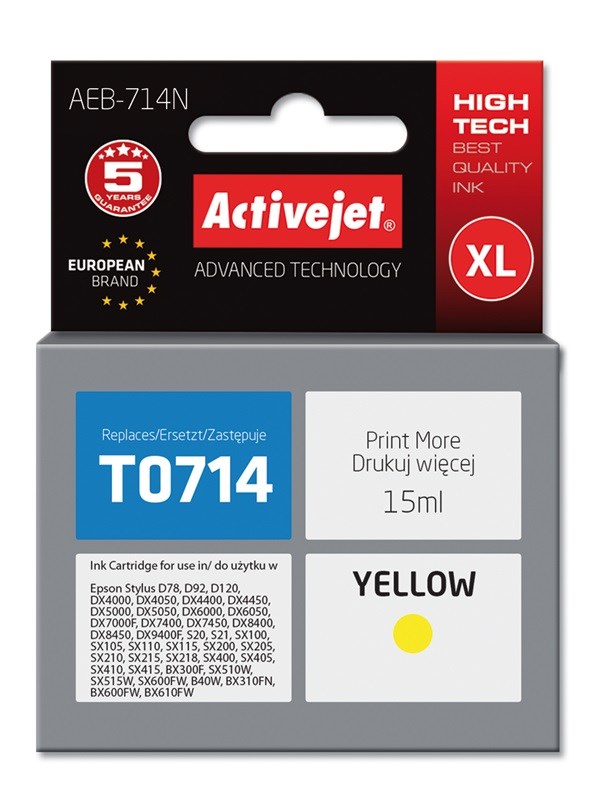 Activejet AEB-714N Ink (replacement for Epson