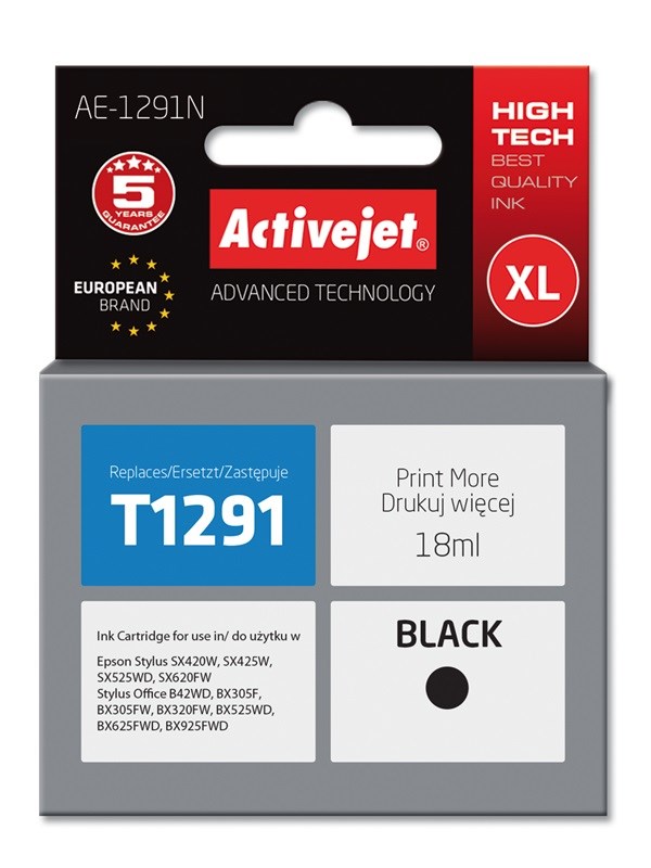 Activejet AE-1291N Ink (replacement for Epson