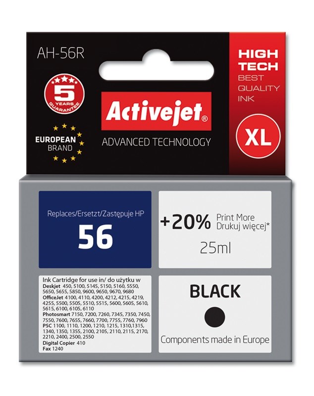Activejet AH-56R Ink (replacement for HP