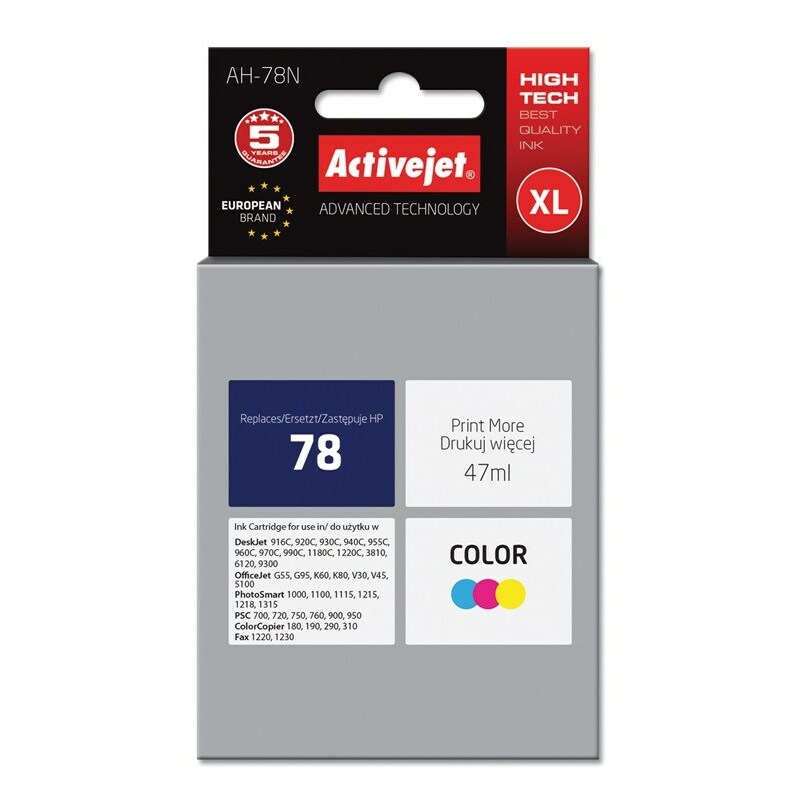Activejet AH-78N Ink Cartridge (Replacement HP