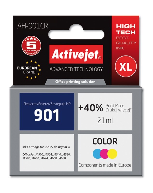 Activejet AH-901CR Ink (replacement for HP
