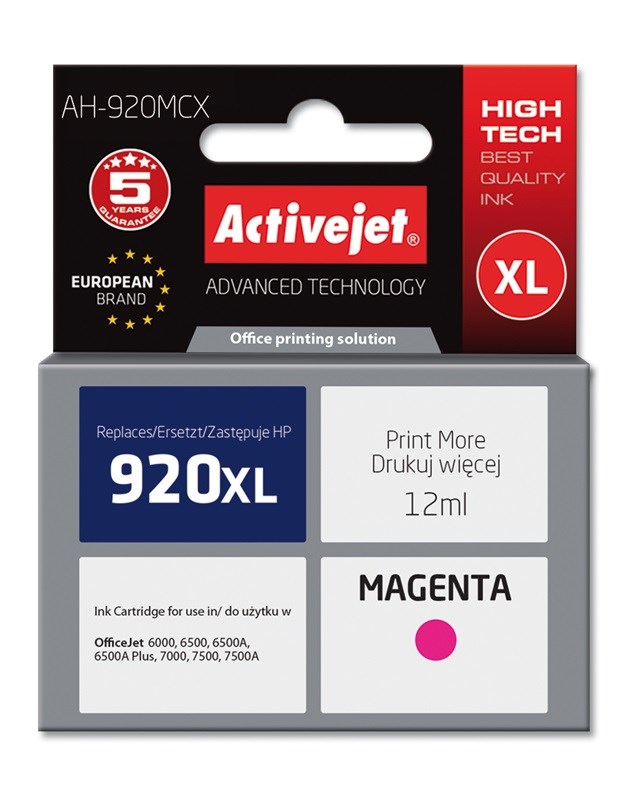 Activejet AH-920MCX Ink Cartridge (replacement for