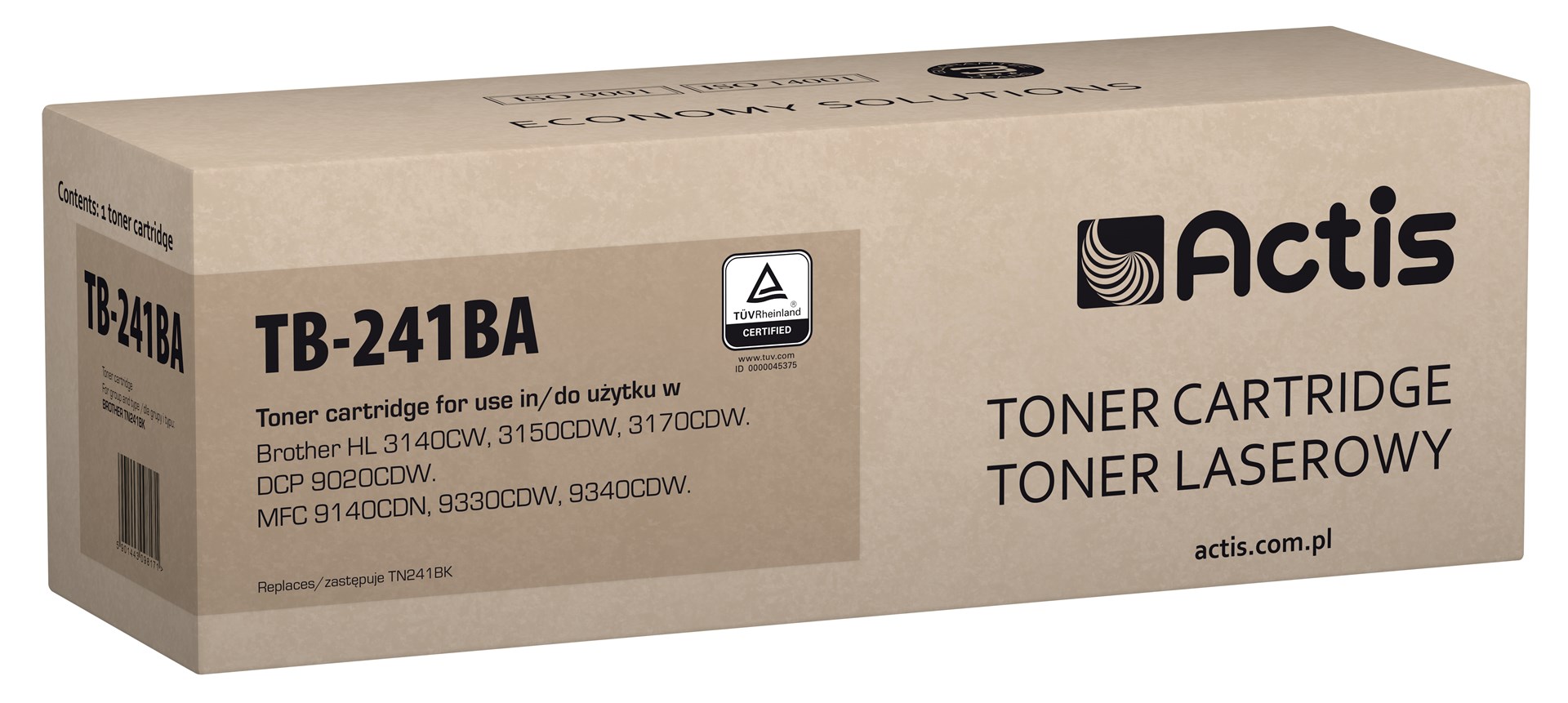 Actis TB-241BA Toner (replacement for Brother