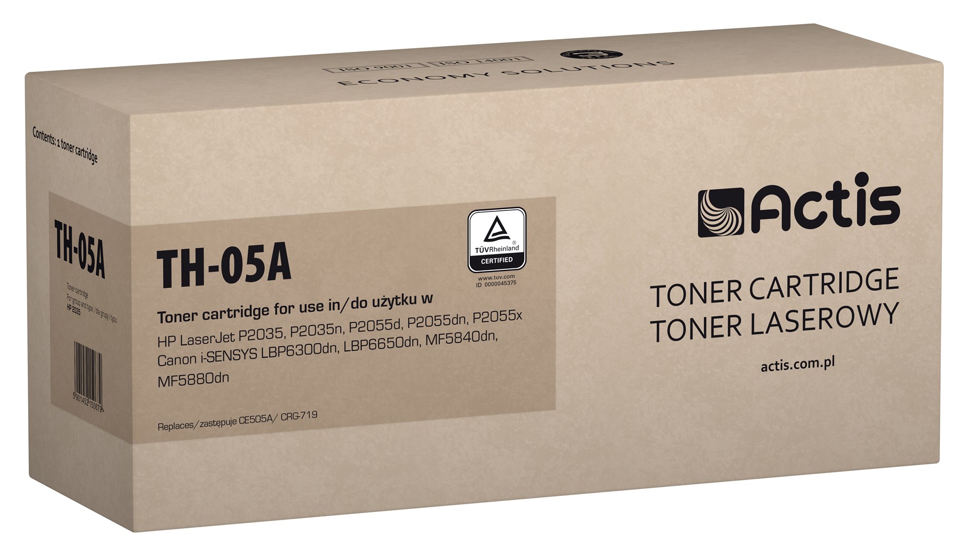 Actis TH-05A Toner (replacement for HP