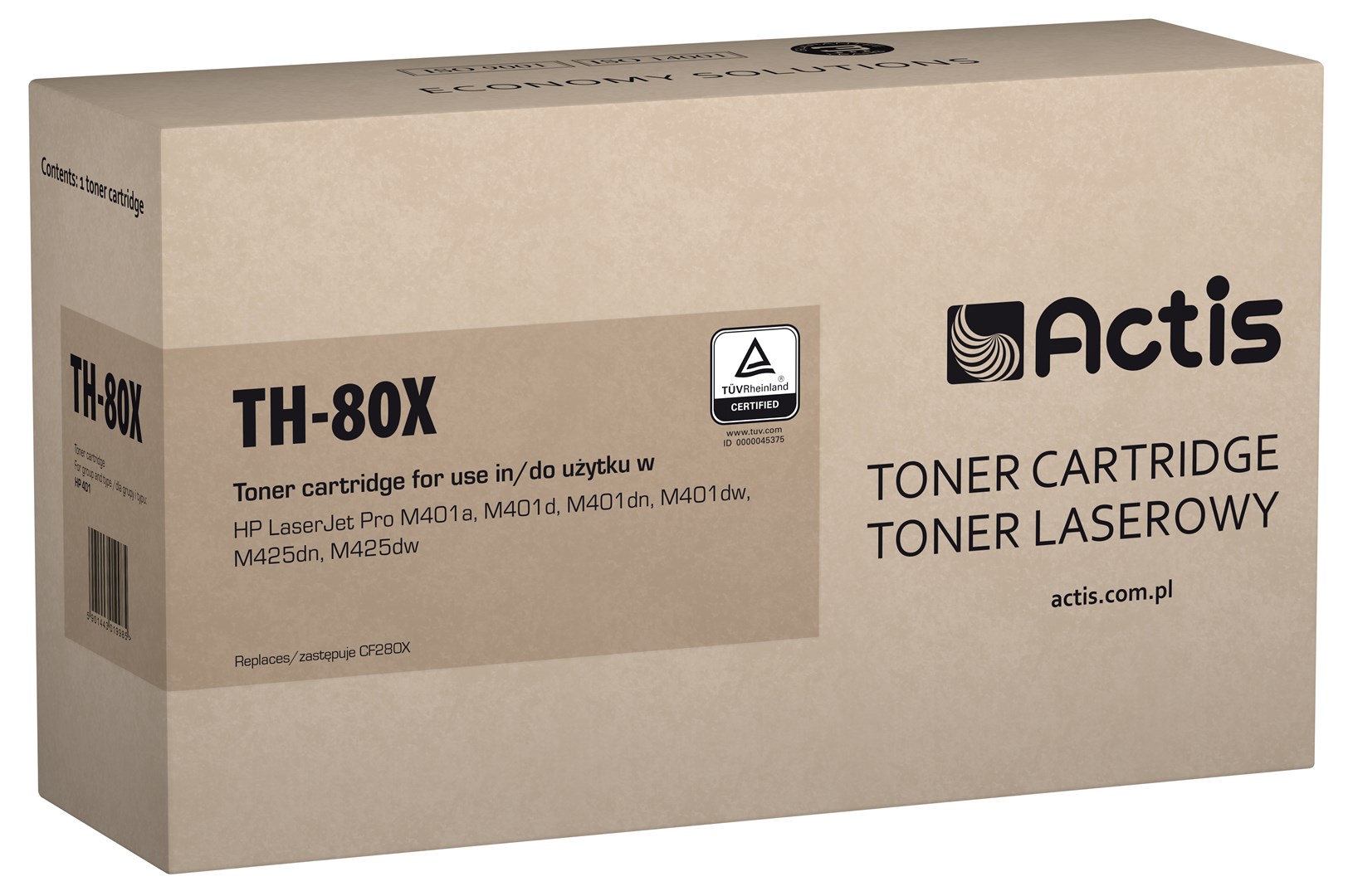 Actis TH-80X Toner (replacement for HP