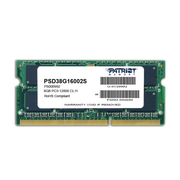 PATRIOT MEMORY Memory Signature PSD38G16002S DDR3