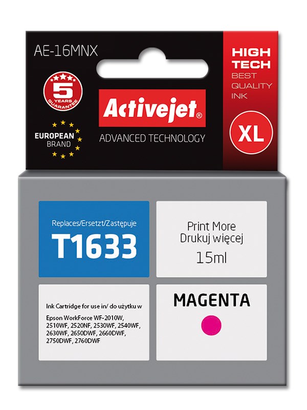 Activejet AE-16MNX Ink cartridge (replacement for
