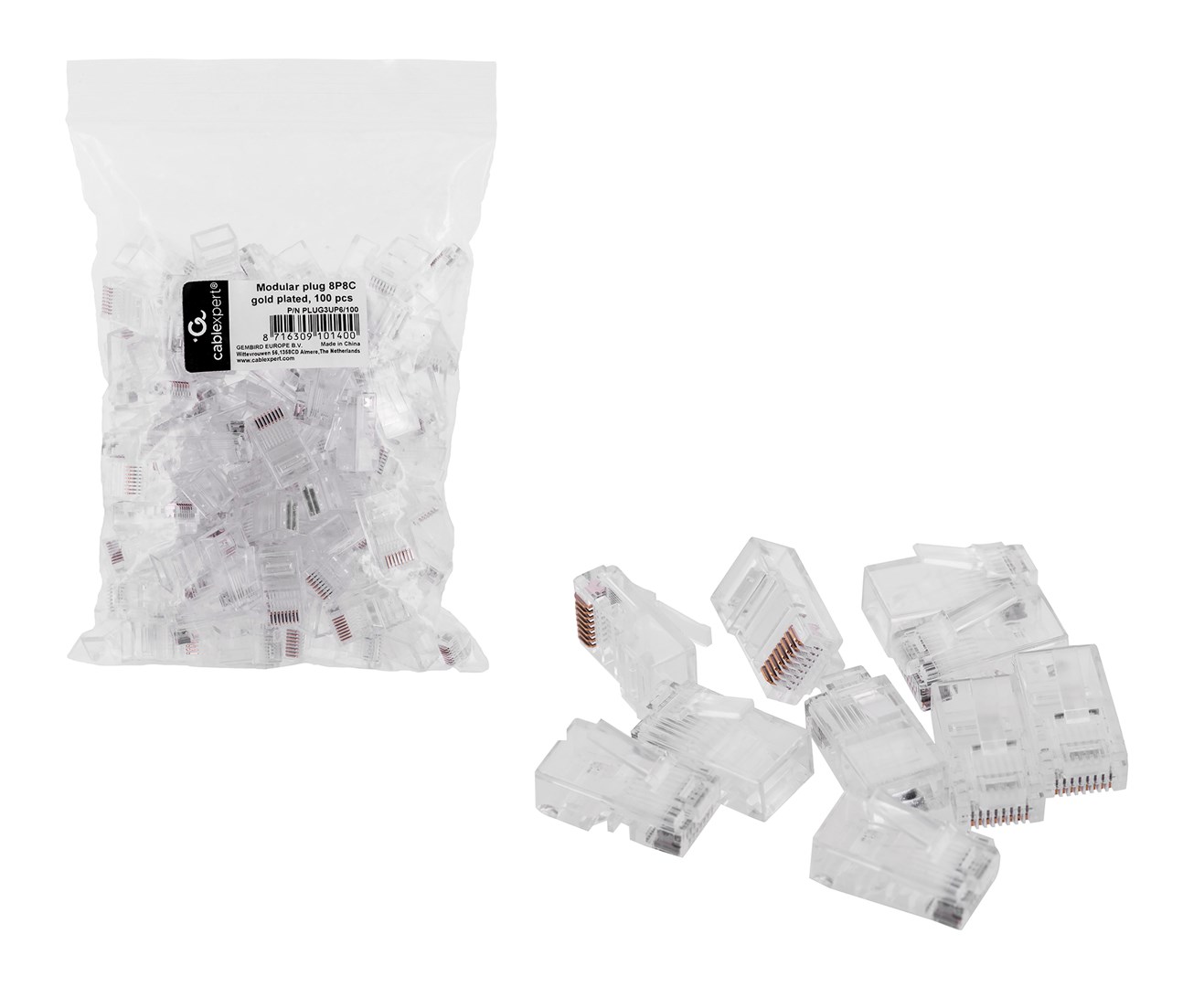 Gembird PLUG3UP6/100 RJ45 8P8C LAN spraudnis