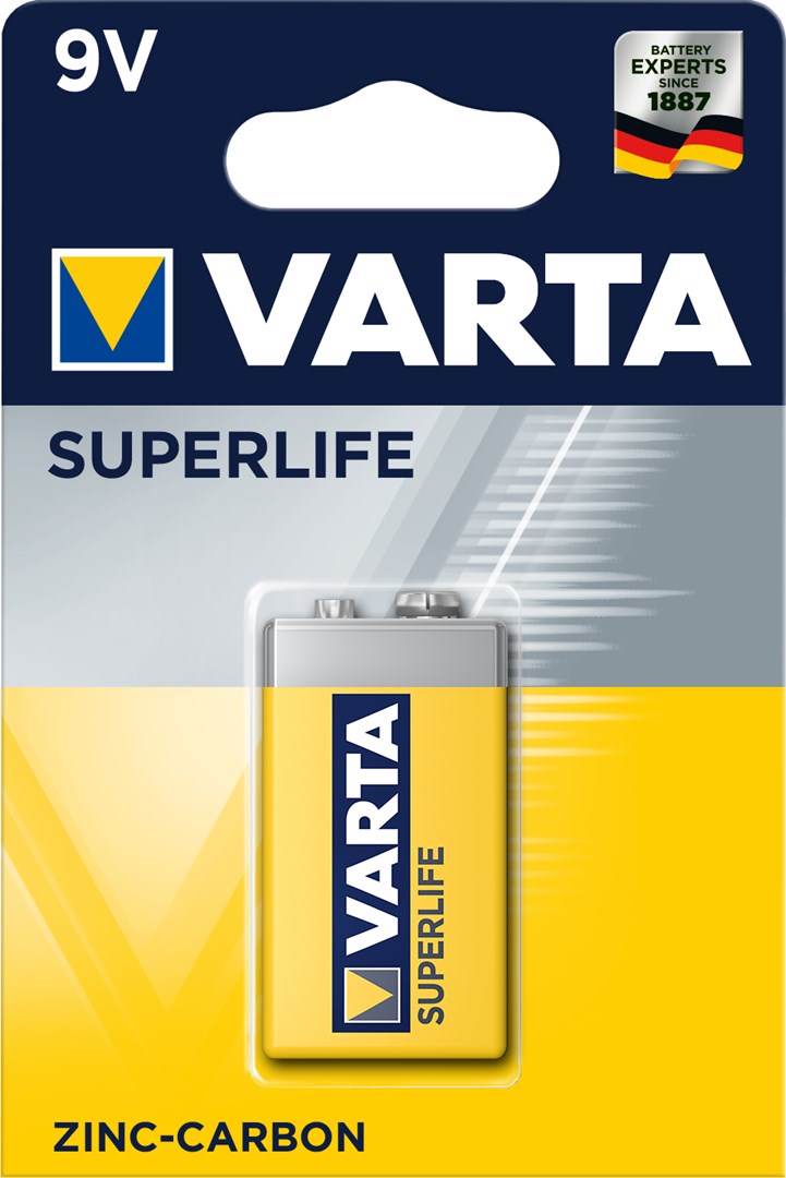 Baterija Varta 9V SuperLife | ARVA6F1BLISTER