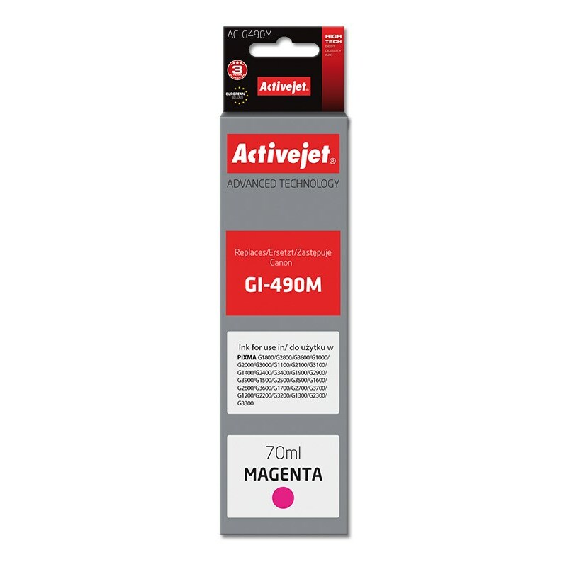 Activejet AC-G490M Ink cartridge (replacement for