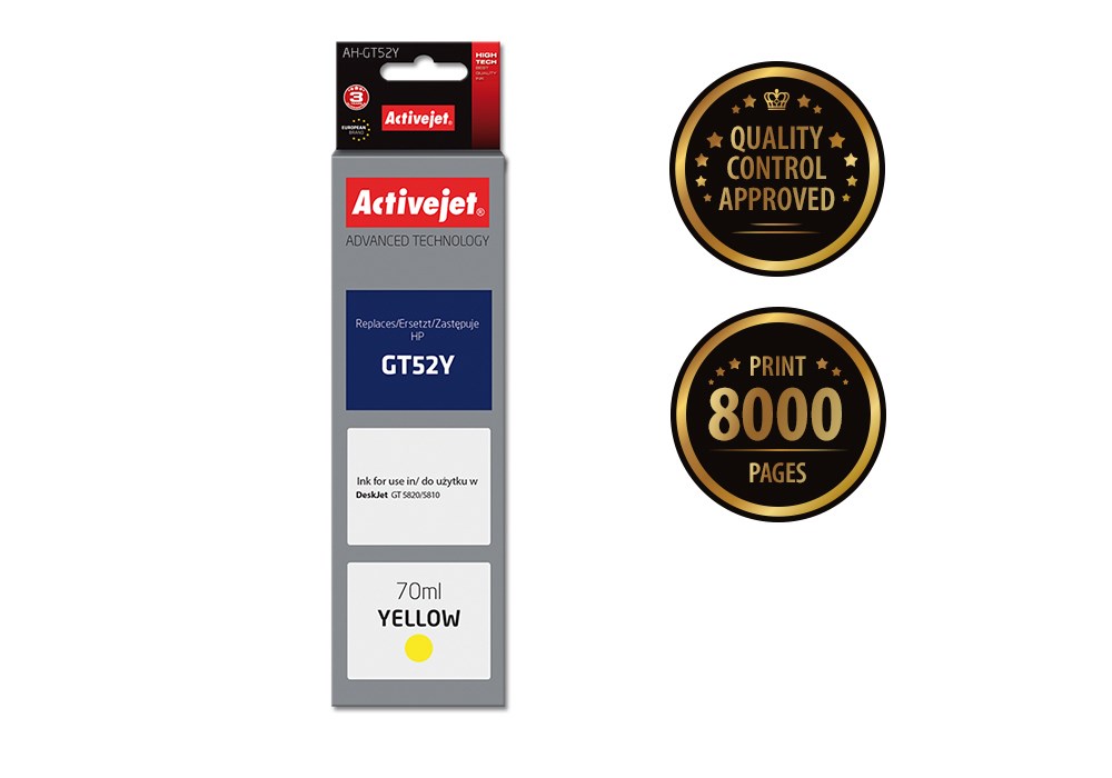 Activejet AH-GT52Y ink (replacement for HP