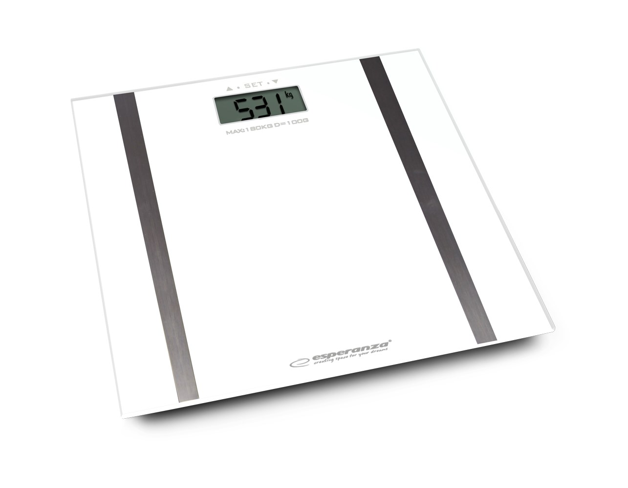Esperanza EBS018W Samba Rectangle White Electronic