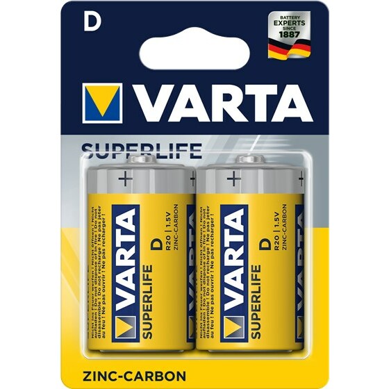 Baterija Varta D SuperLife 2pack |