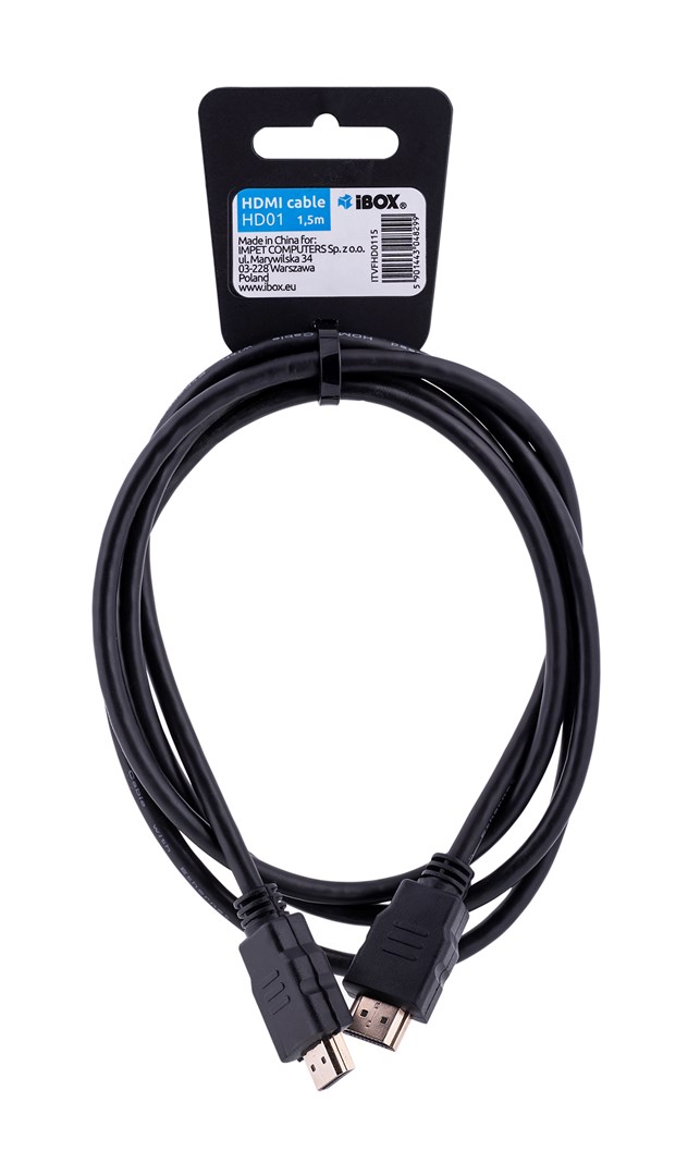 IBOX ITVFHD0115 HDMI kabelis 1.5m