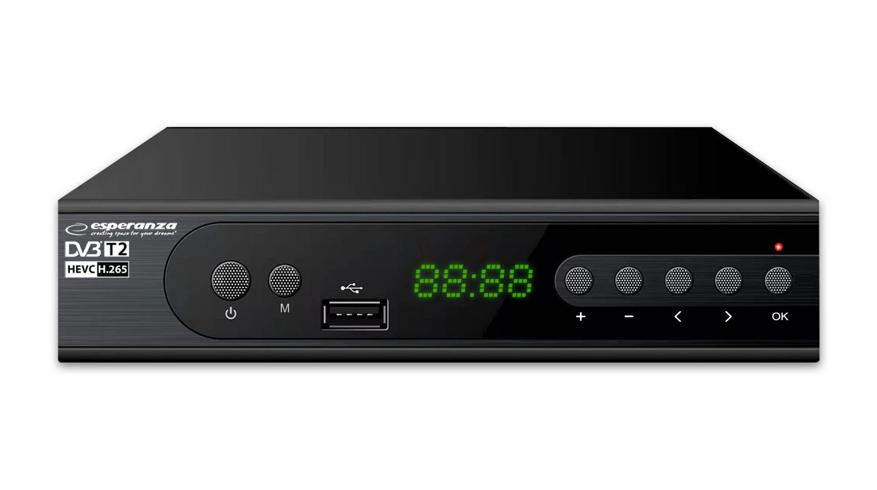 Esperanza EV106P Digitālais DVB-T2 H.265/HEVC