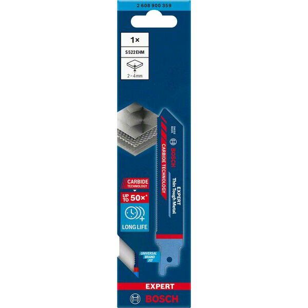 BOSCH 1 Zobenzāģa asmens S522EHM Thin