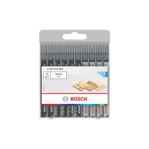 10 Figūrzāģa asmeņu kom `Bosch``, kokam