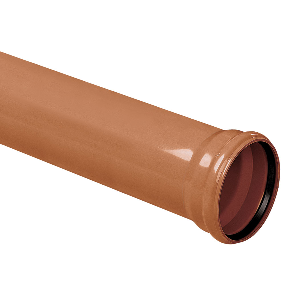 PVC caurule 110x3,4 T8; 3m