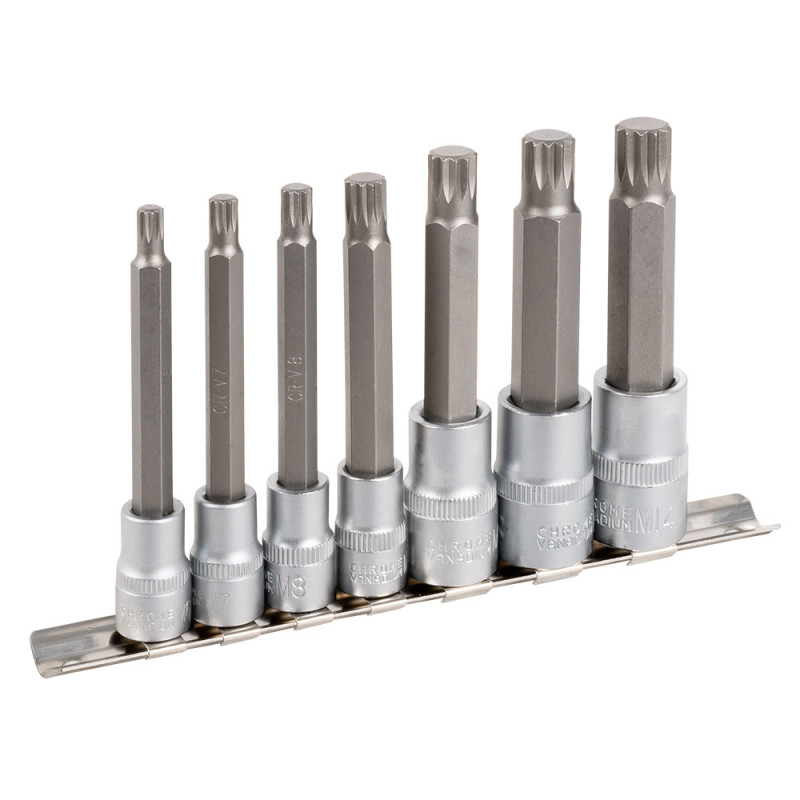 12 kanšu uzgaļu komplekts 3/8"+1/2&quot