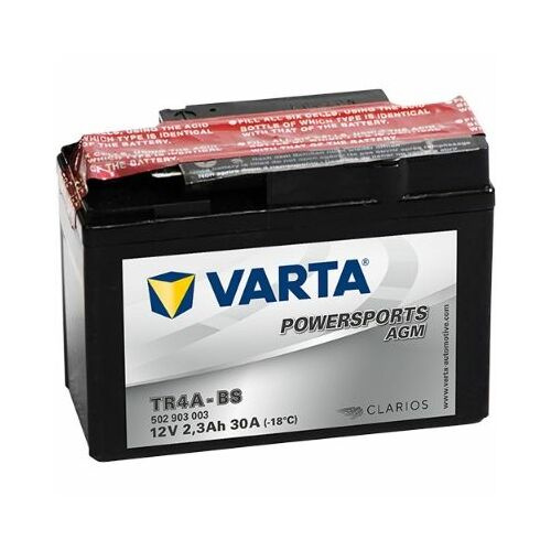 Startera akumulatoru baterija VARTA TR4A-BS, 2