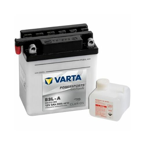 Startera akumulatoru baterija VARTA B3L-A, 3Ah