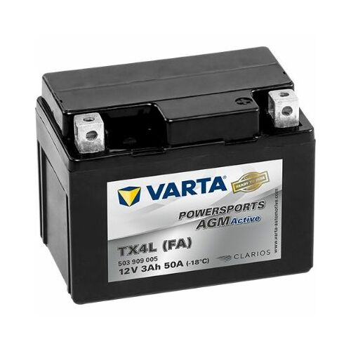 Startera akumulatoru baterija VARTA TX4L, 3Ah