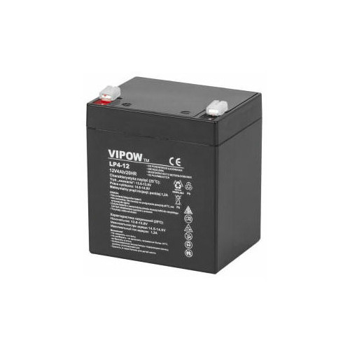 VIPOW 12V 4Ah akumulators ::Gēla (GEL)