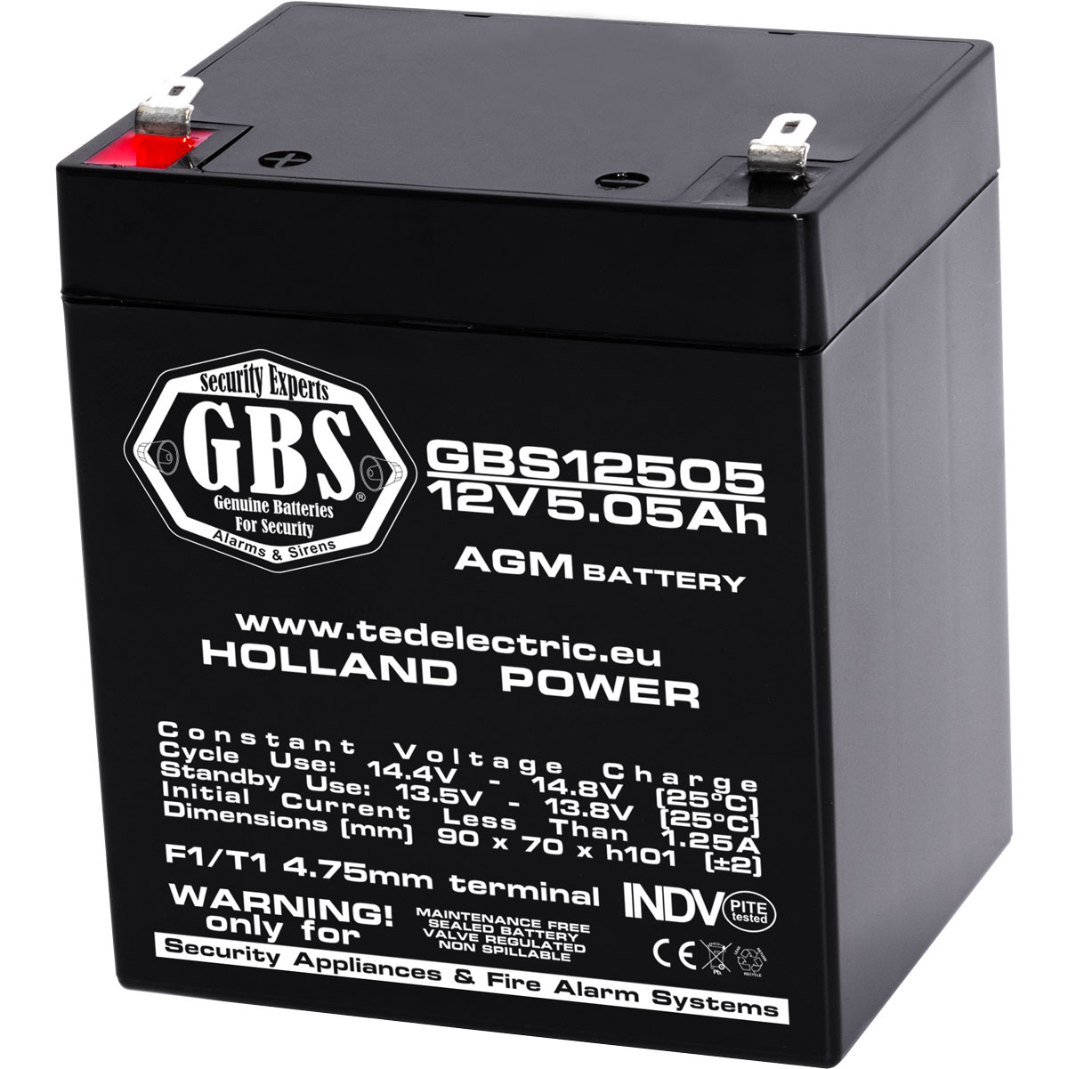 12V 5Ah akumulators :: AGM :