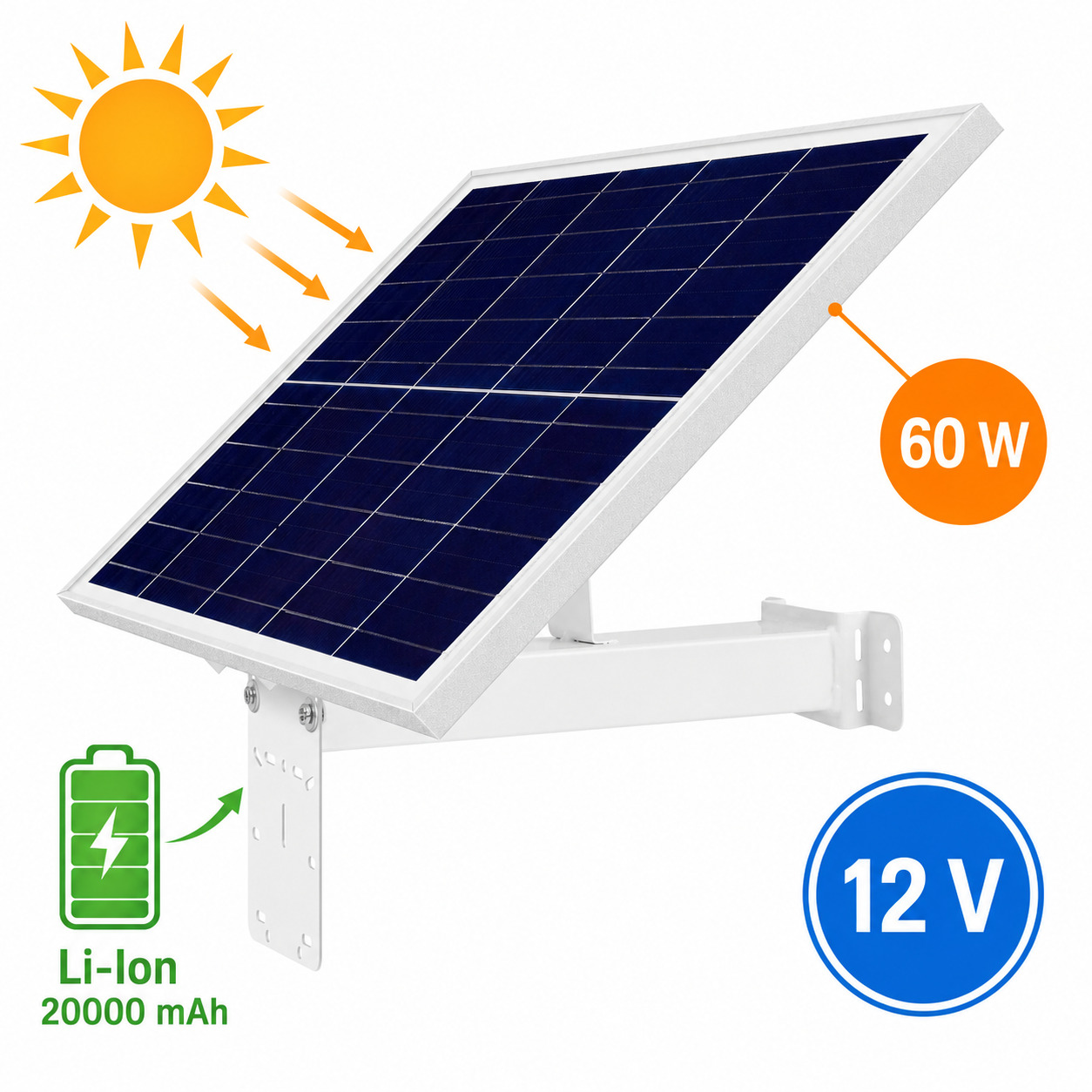 PNI ® 12V Saules panelis ar