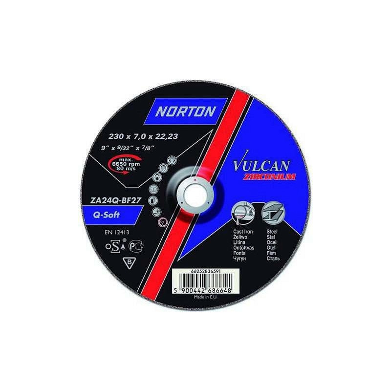 Norton Abrasives 230x7.0x22 slīpe. disks