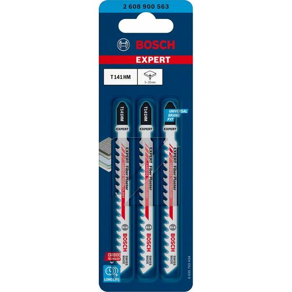 Bosch Powertools 3  figūrzāģa asmeņi T141HM