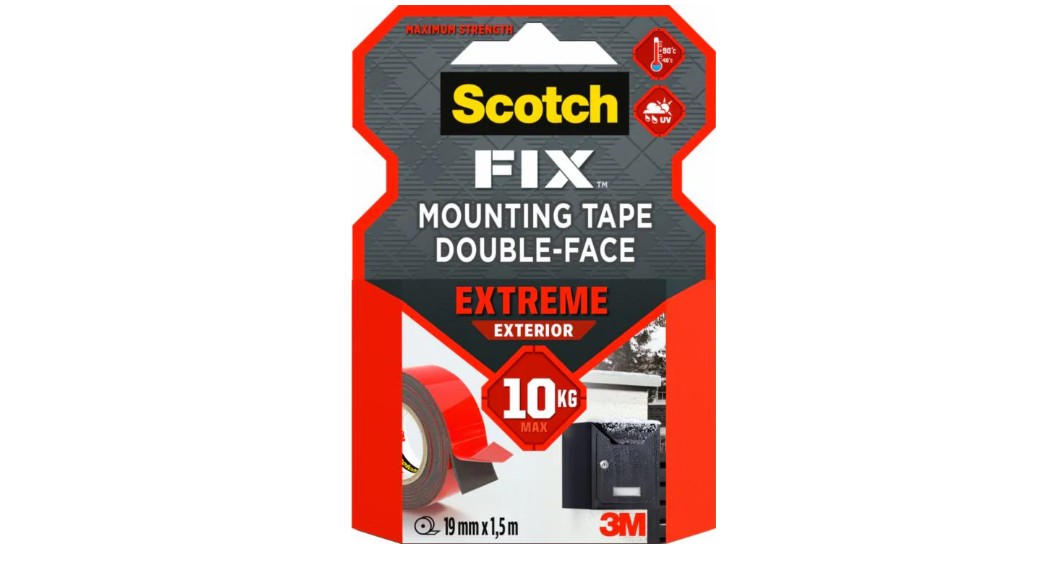 Scotch-Fix™ 3M Scotch ārtelpu divpusējā stiprinājuma