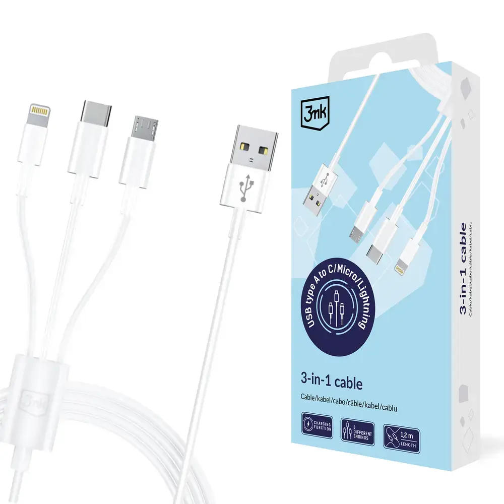 3mk Protection 3mk 3-in-1 datu pārraides