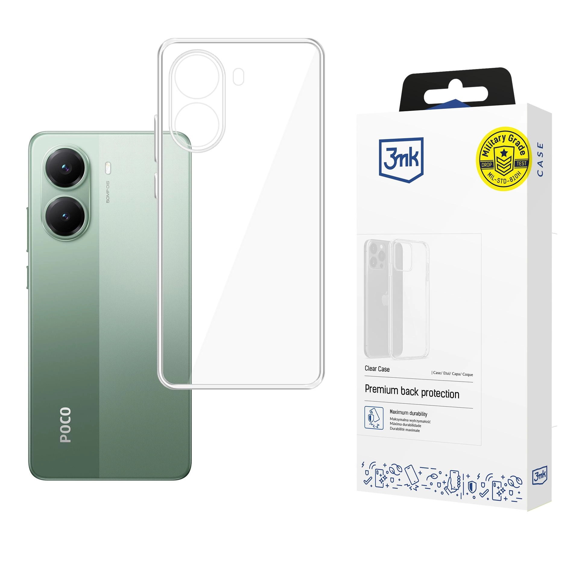 3mk Clear Case do POCO X7