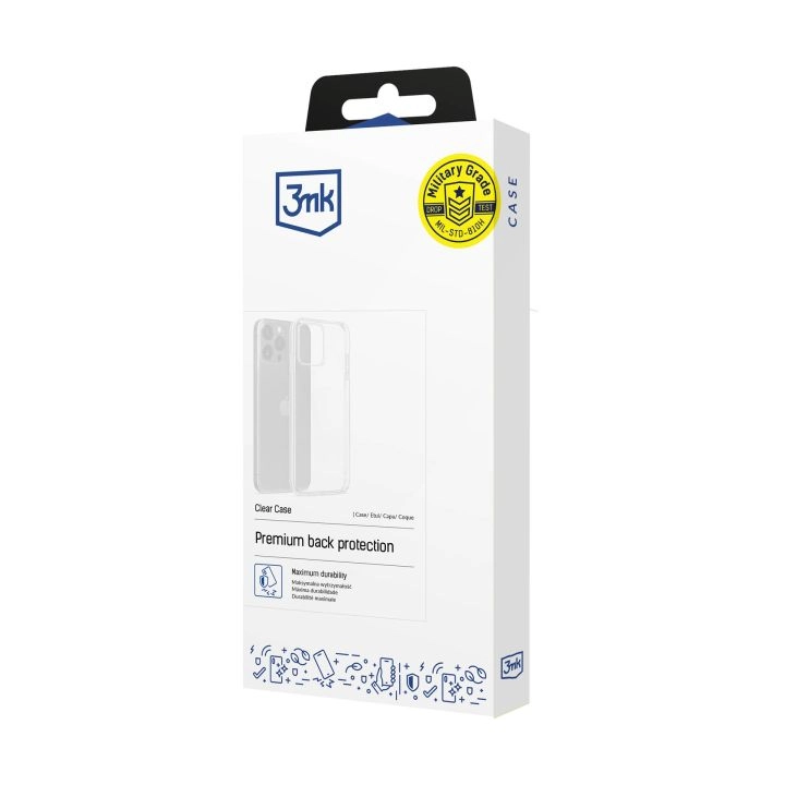 3MK 1,2mm Caurspīdīgs aizmugures maks